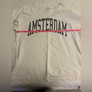 Retro brand black label Amsterdam distressed sweatshirt